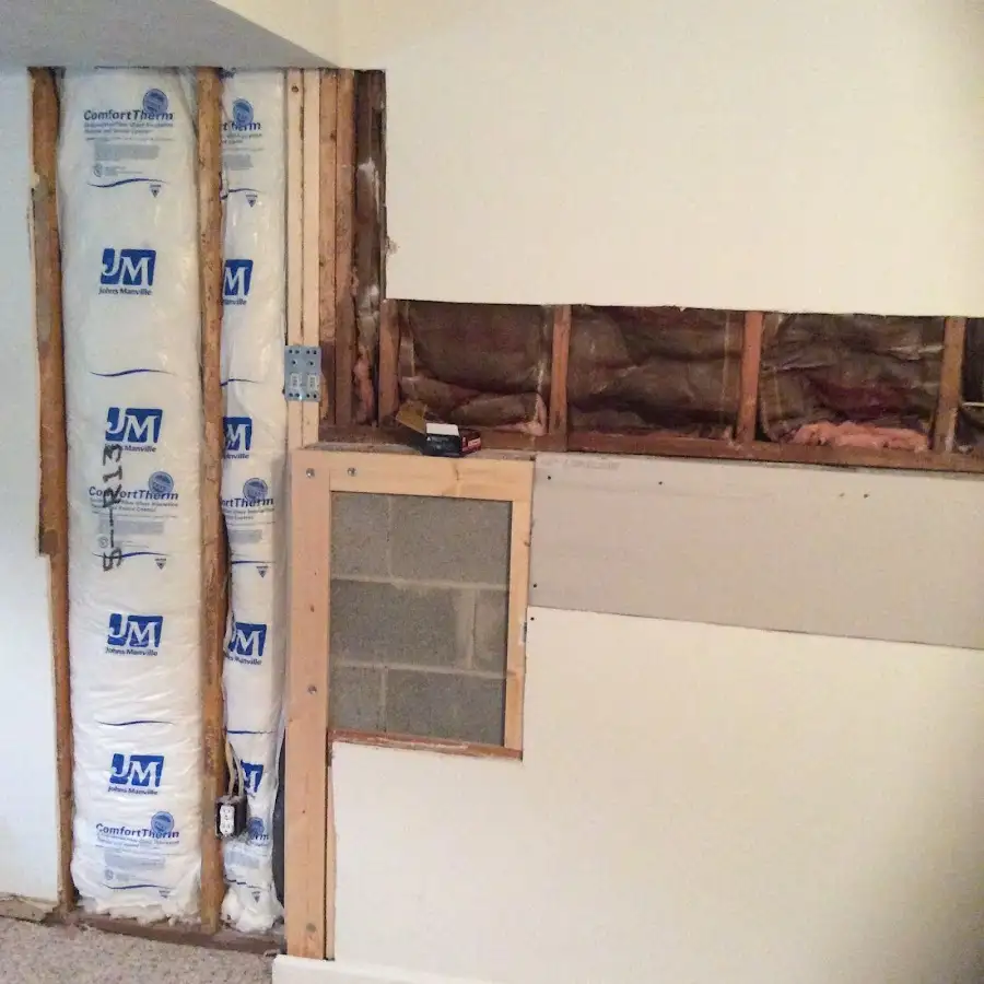Wall insulation replacement during Contents Cleaning & Restoration in Fairwood